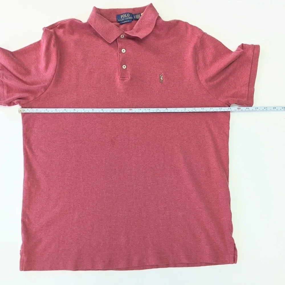 Classic Polo by Ralph Lauren Light Red Men's Polo Shirt